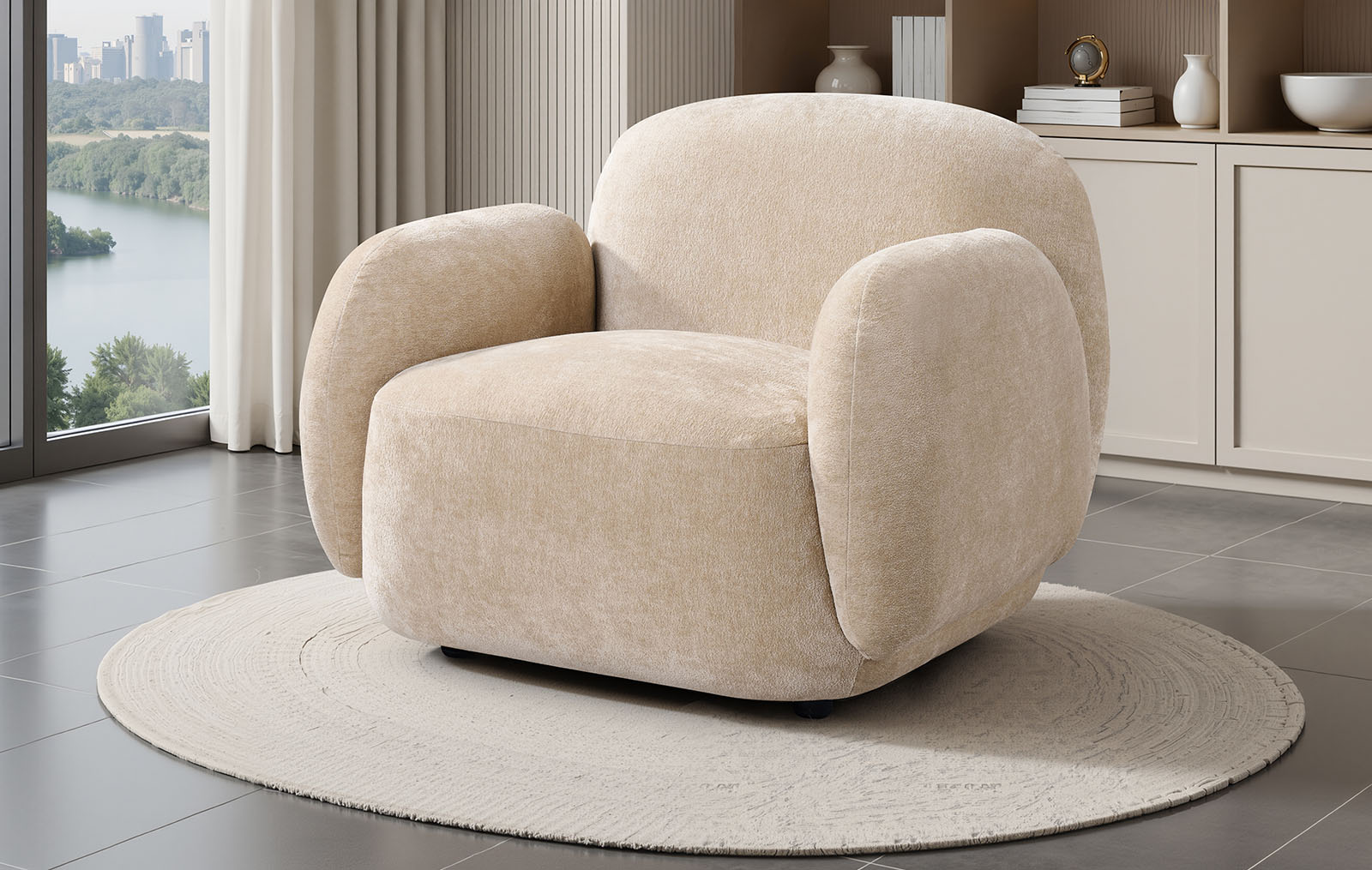 Кресло Chrissy, бежевый