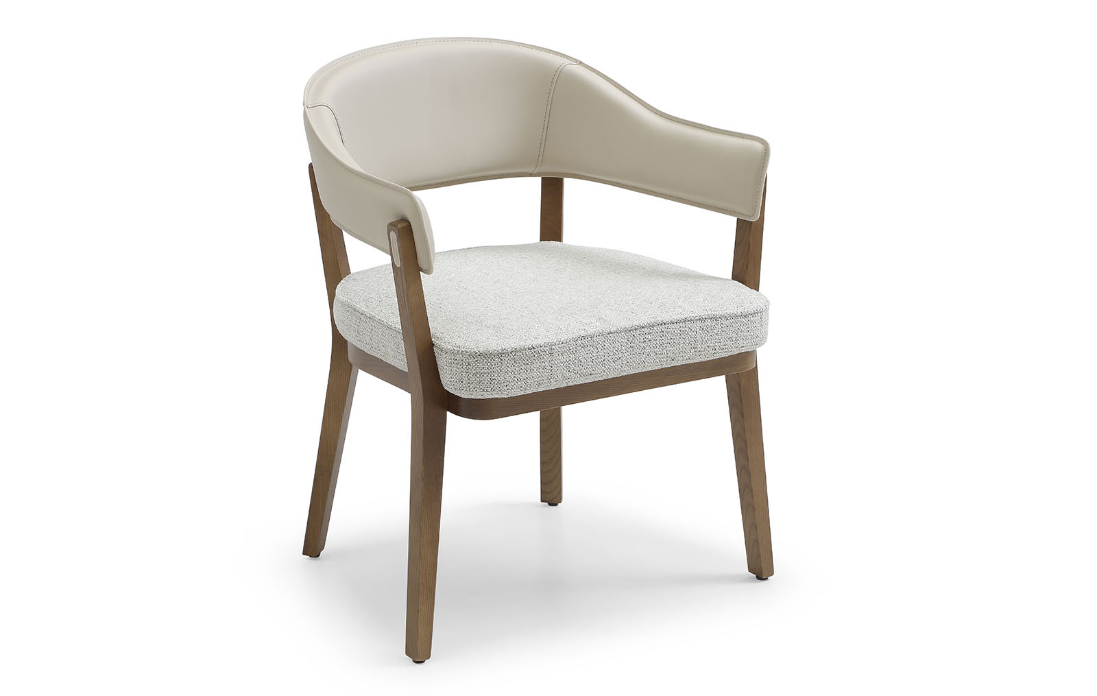 Стул Ernest, бежевый/серый/орех