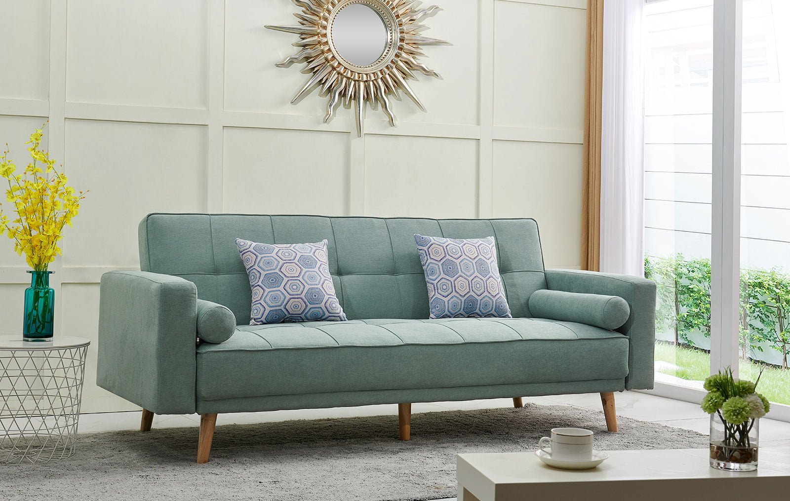 Диван-кровать Scandinavia, светло-зеленый