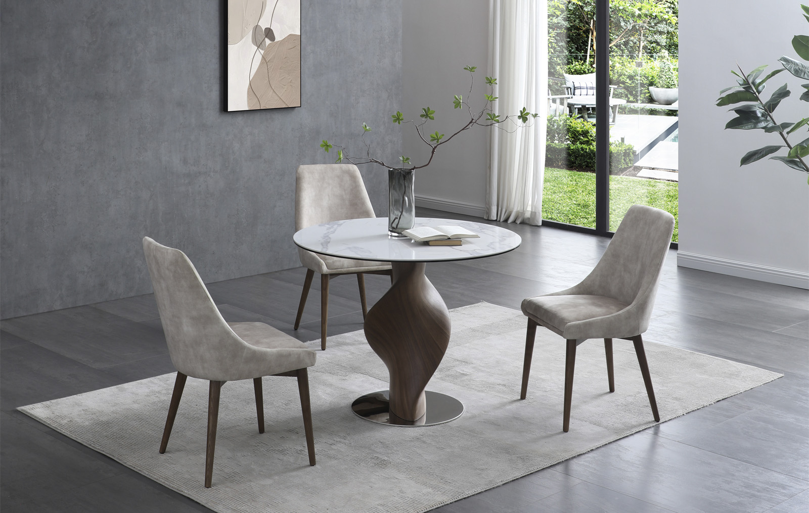 Стол Niagara + 3 стула Mikaela