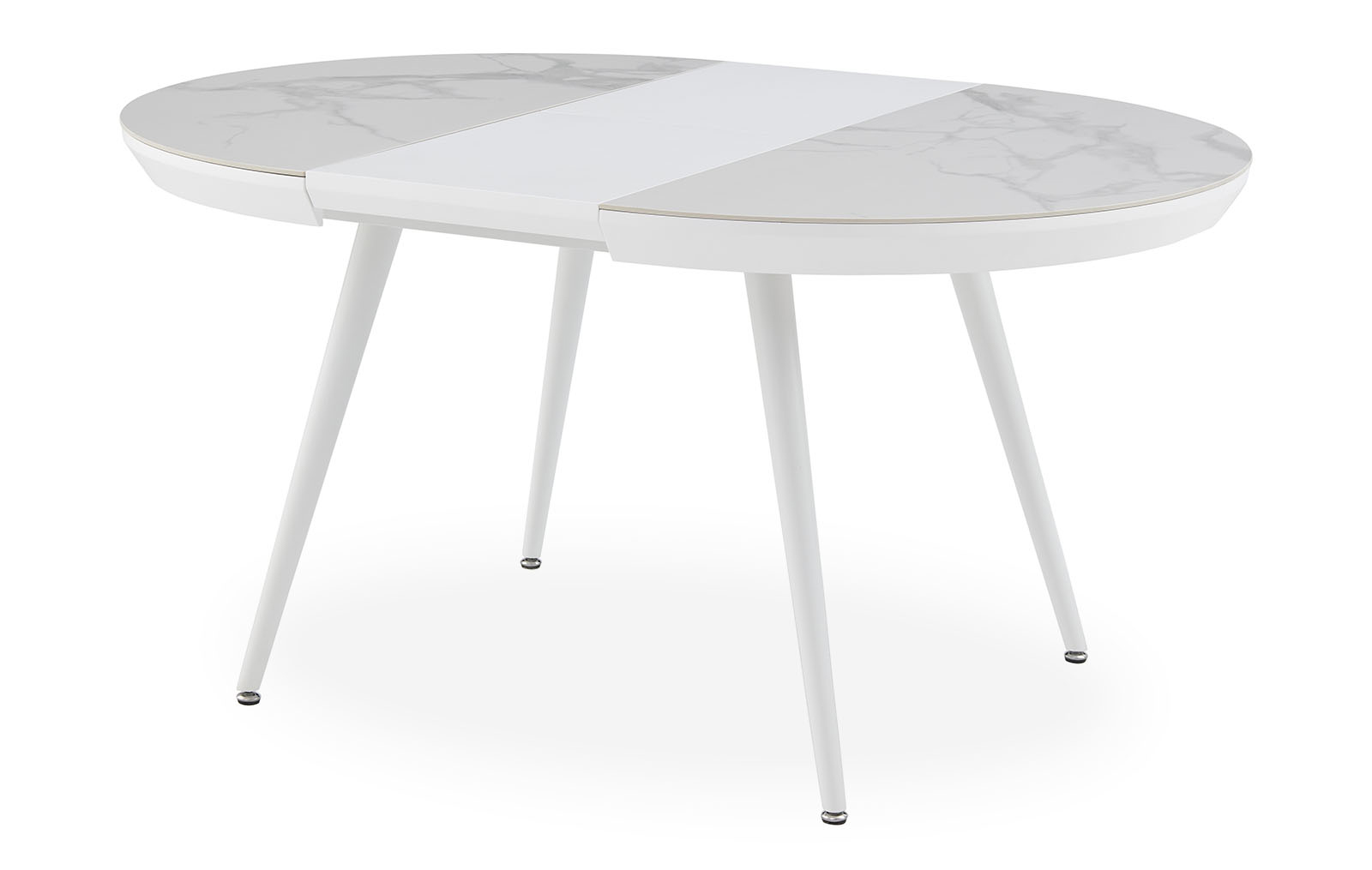 Стол раскладной Valerie 110-150, белая керамика