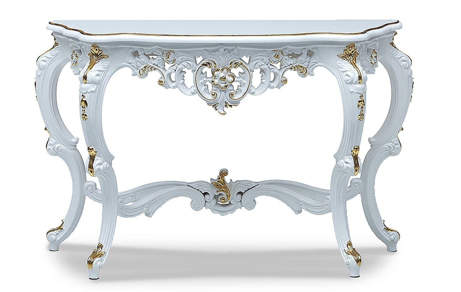 Консоль Sabrina, белый/золото