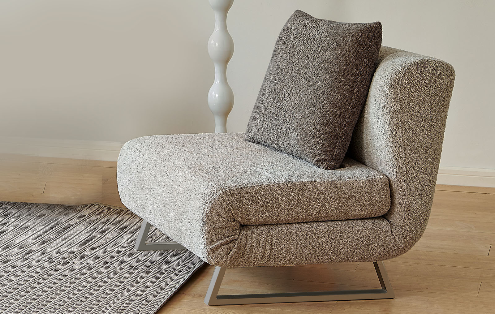 Кресло-кровать Rosy, бежевый тедди