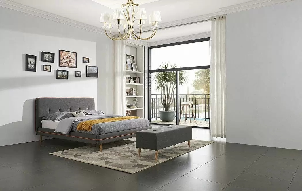 Комплект для спальни Madeira, серо-коричневый/белый - фото 2