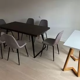 Стул Jackson, голубой/черный