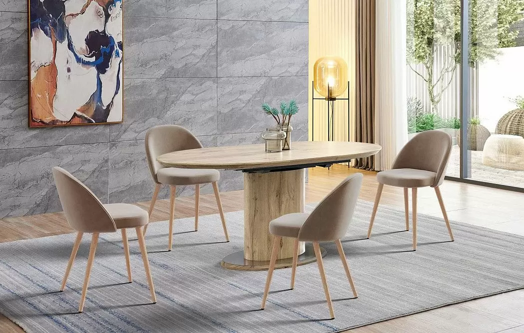 Стул Shelly, светло-бежевый - фото 3