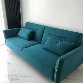 Диван-кровать Liverpool, коричневый/золото