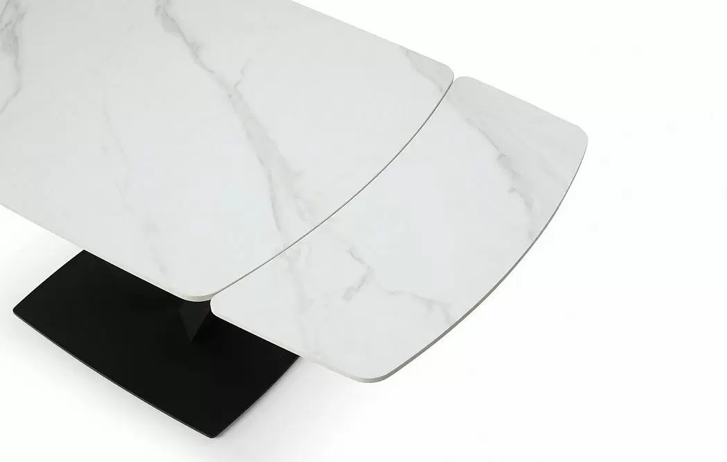 Стол раскладной Livorno 120-180, керамика "каррарский мрамор" - фото 11