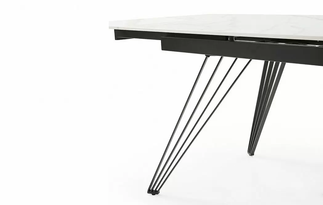 Стол раскладной Parma 160-240, керамика "каррарский мрамор" - фото 10