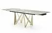 Стол раскладной Wilhelm 160-240, серая керамика/шампань