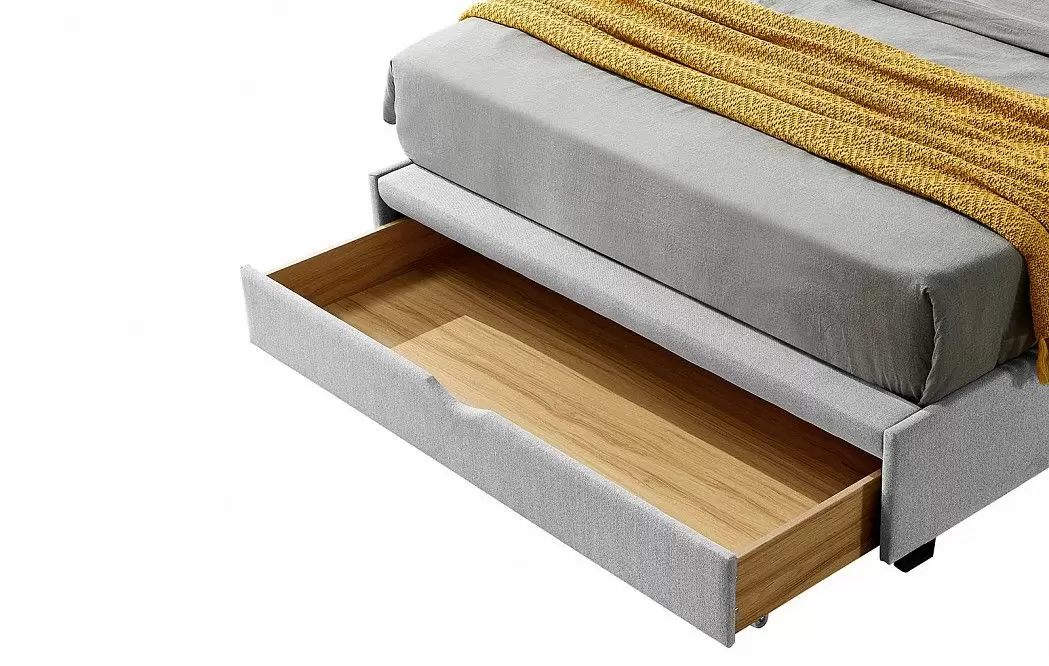 Кровать с выдвижным ящиком Minneapolis, серый - фото 11