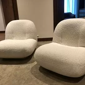 Кресло Cloud, слоновая кость/золото