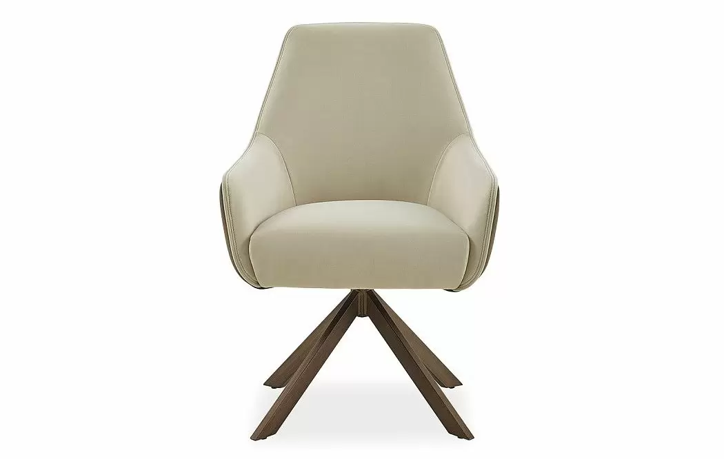 Стул Emma, бежевый/коричневый/бронза - фото 3