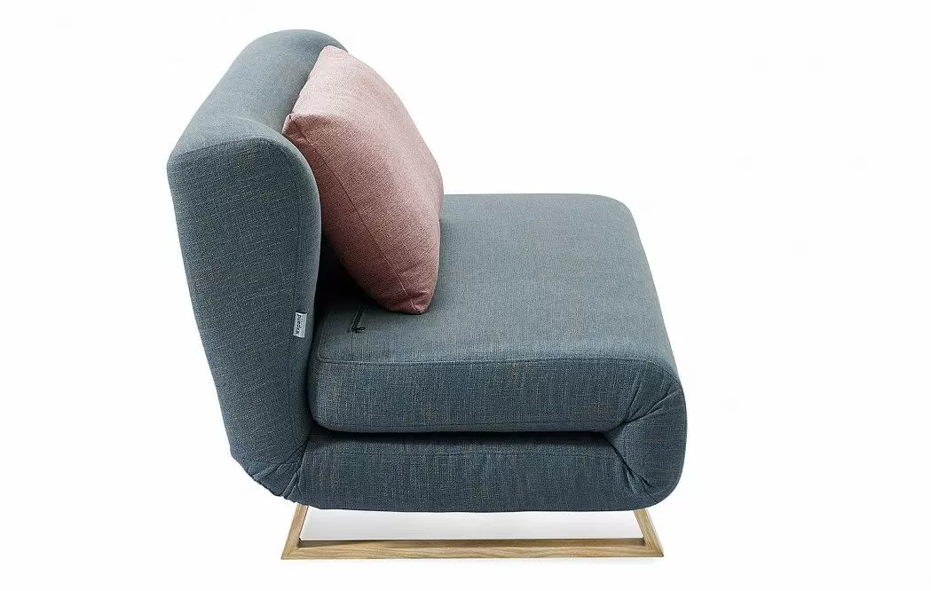 Диван-кровать Rosy 3-х местный, синий/коралловый - фото 9