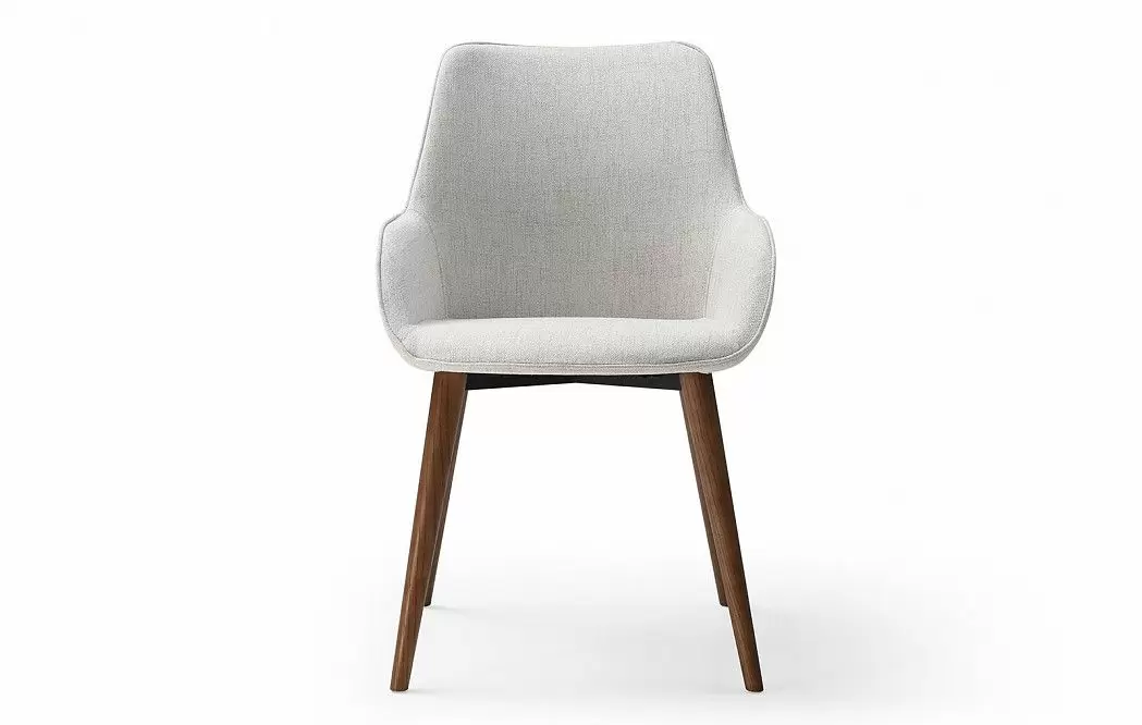 Стул Leona, светло-серый/орех - фото 14