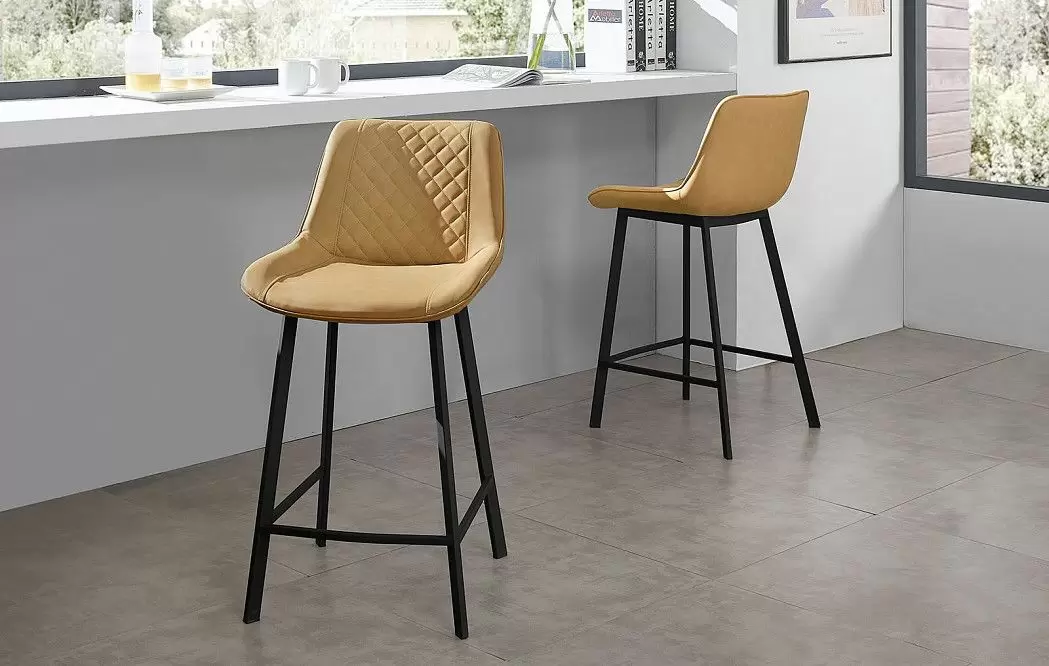 Стул полубарный Trix (65), желтый - фото 2