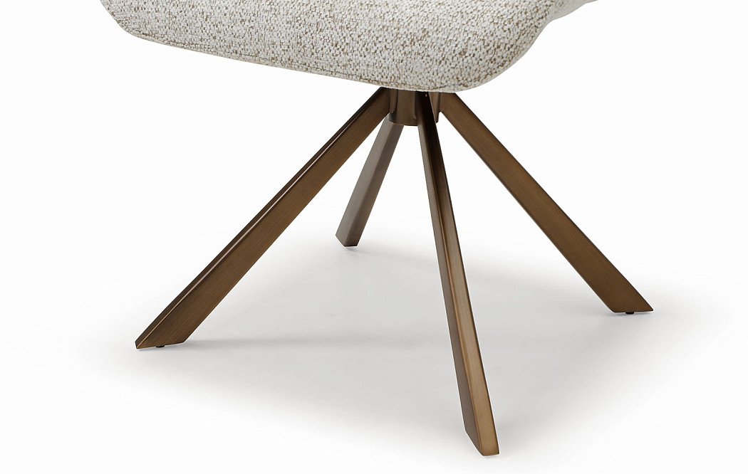 Стул Evelyn, кремовый/бронза - фото 9