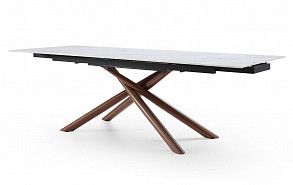 Стол раскладной Ravenna 180-240, белая керамика/орех Стол раскладной Ravenna 180-240, белая керамика/орех