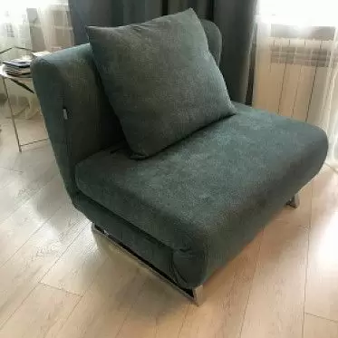 Кресло-кровать Rosy, темно-бирюзовый/хром 1635257703766.jpg