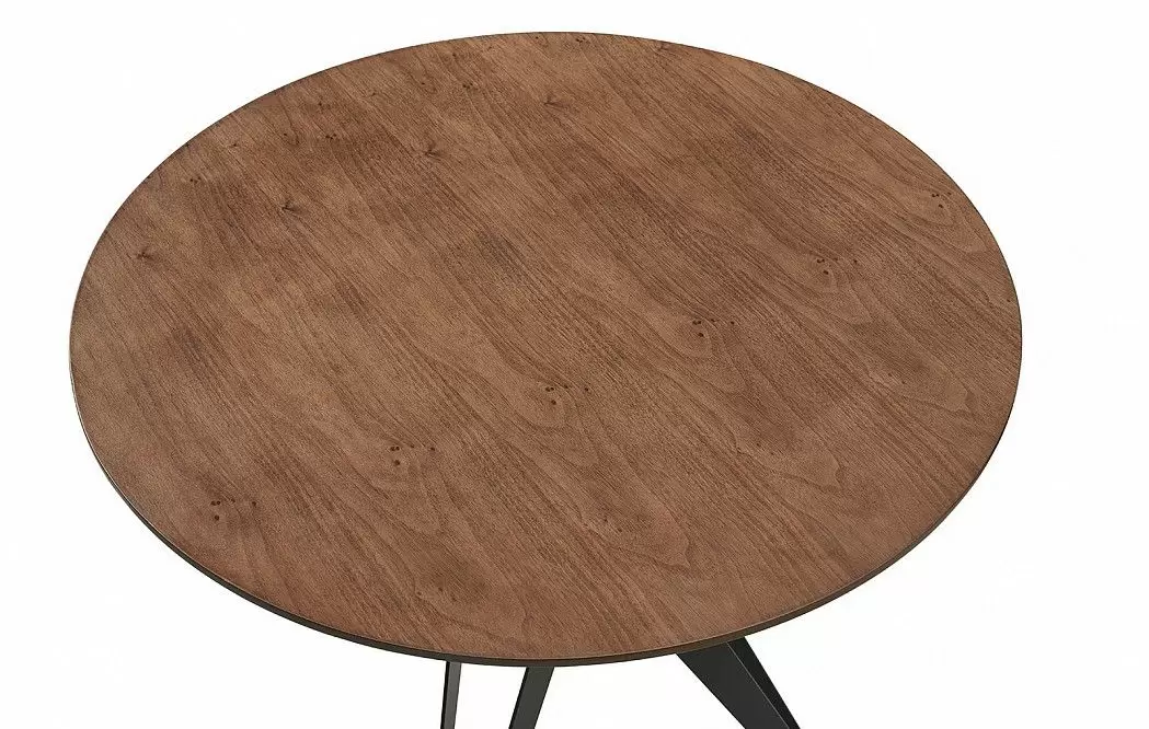 Стол журнальный Elegance (60), орех/черный - фото 3