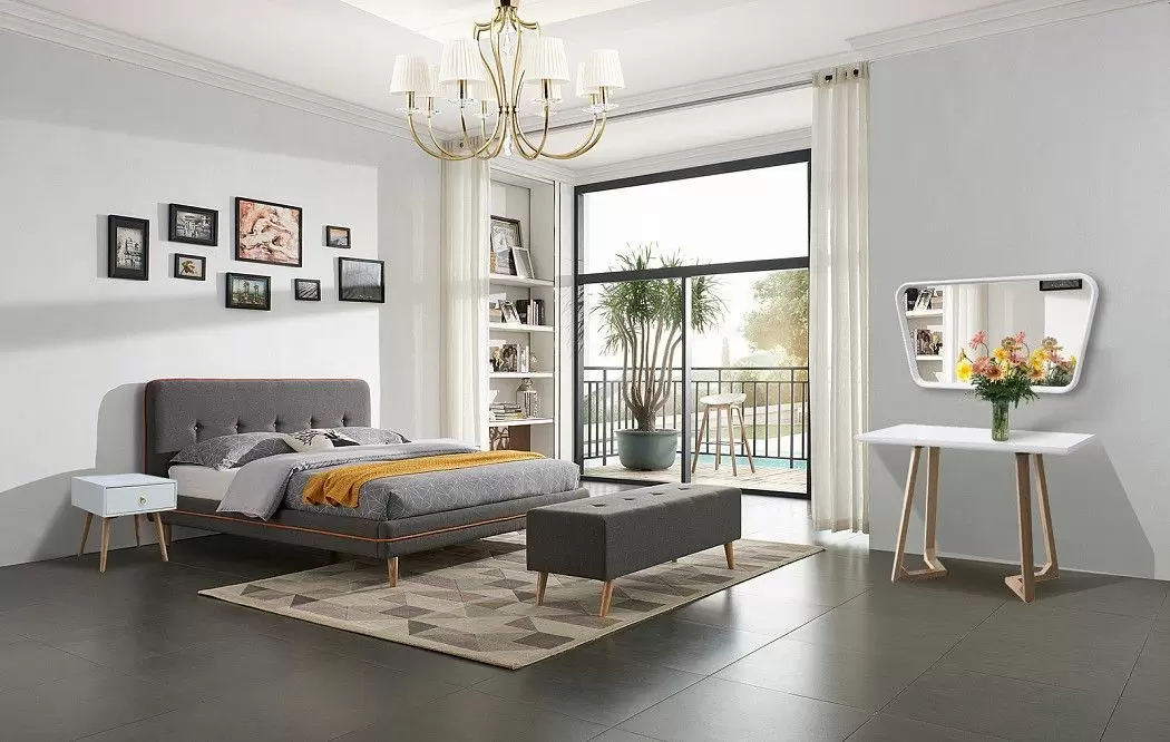 Кровать Madeira, серо-коричневый - фото 12