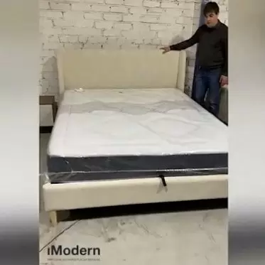 ВИДЕО Кровать Carrera c подъемным механизмом и матрас Dupen, обзор комфортного решения для спальни