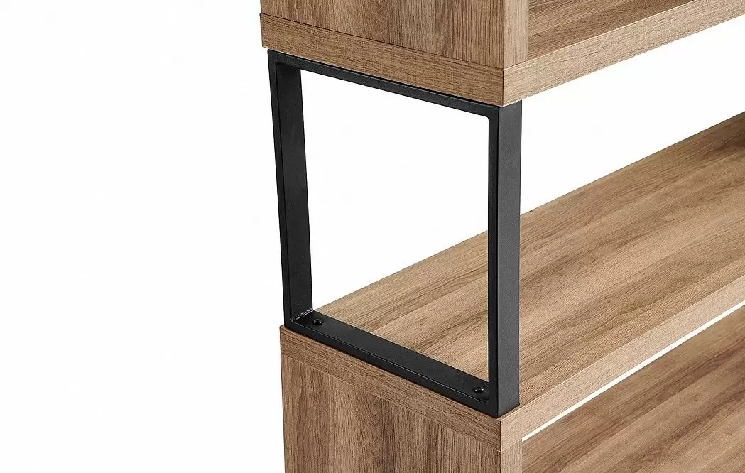 Стеллаж Lyon, орех/черный - фото 5