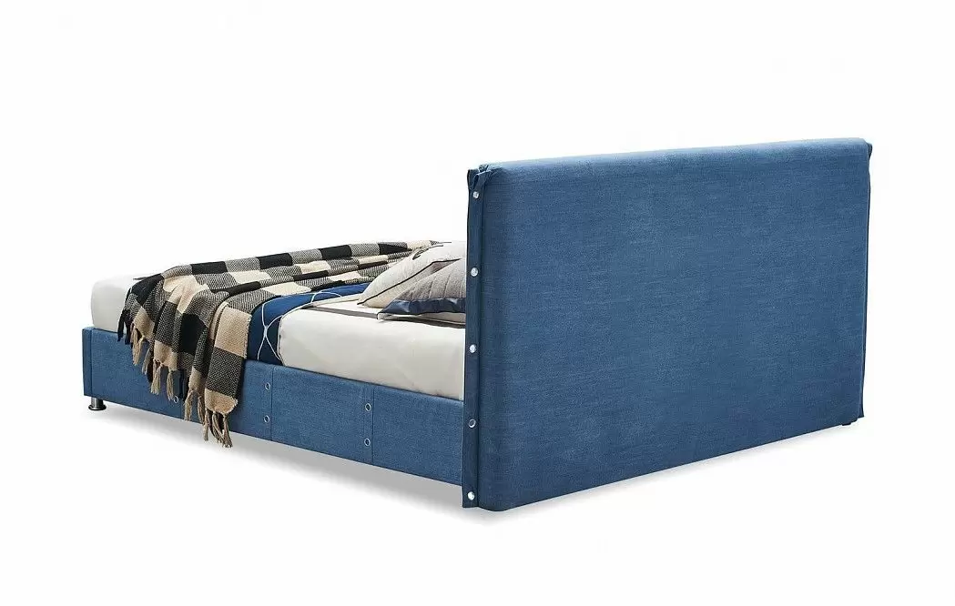 Кровать с подъемным механизмом Norden 180х200, синий - фото 7