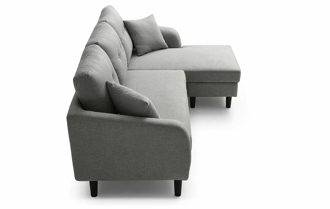 Диван-кровать North угловой (правый), серый - фото 16