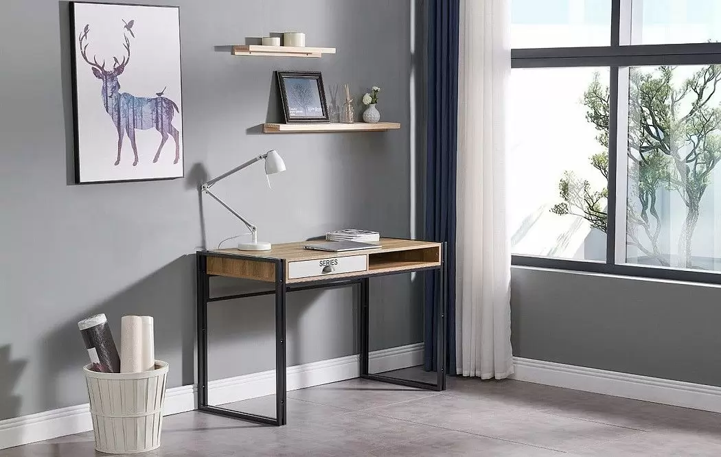 Стол письменный Discovery, орех/черный - фото 13