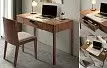 Стол письменный Stanford, орех/мрамор