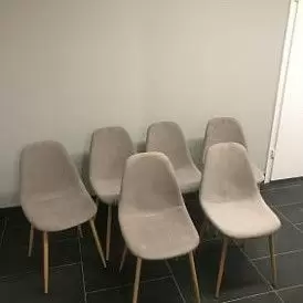 Стул Jackson, голубой/черный