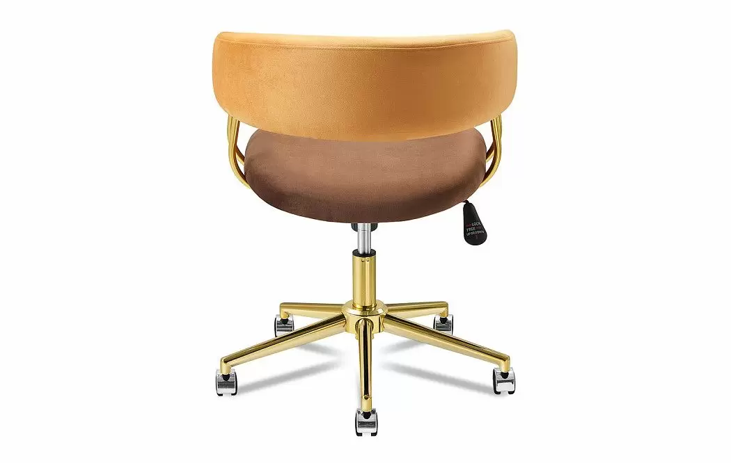 Кресло Oscar, темно-желтый/коричневый/золото - фото 10