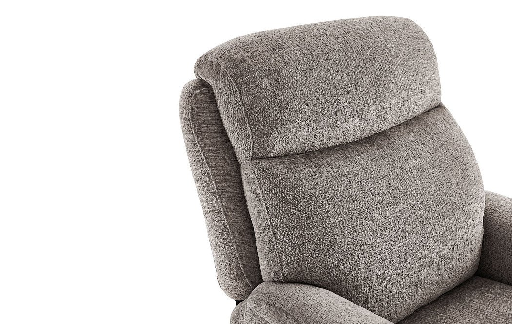 Кресло-реклайнер Stanley, серо-бежевый - фото 8