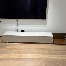 Стол журнальный Gerda (120), серо-бежевый/орех