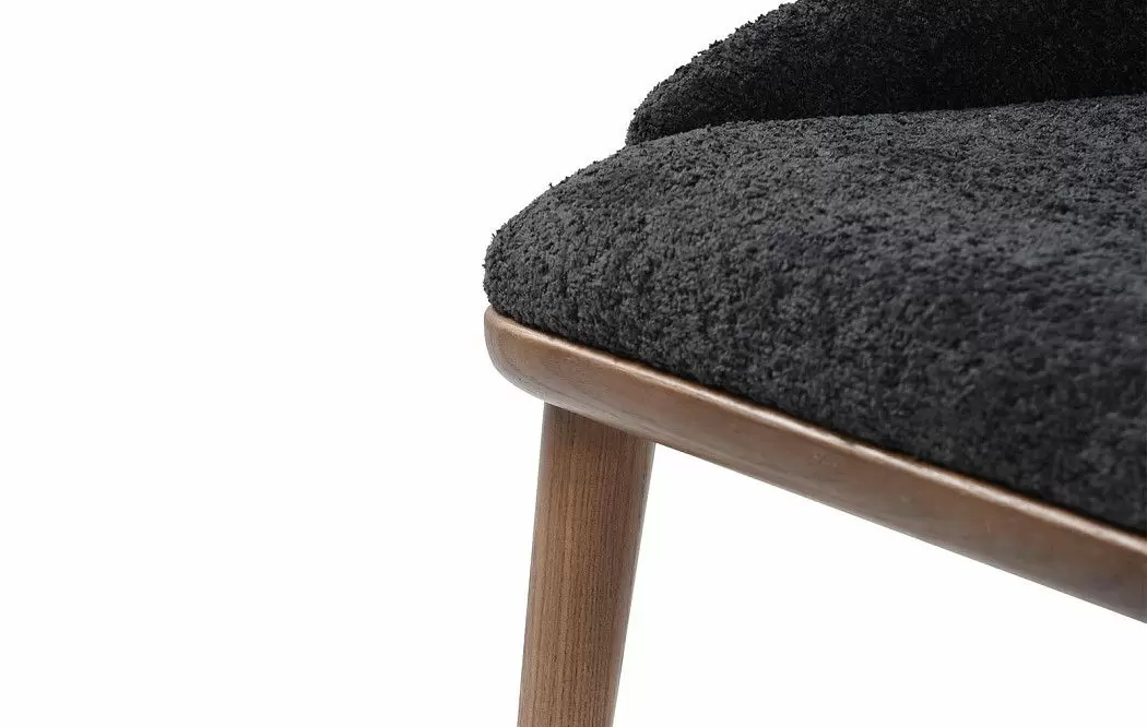 Стол Charlotta + 4 стула Augusta графит - фото 16