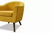 Кресло Florence, желтый шафран/орех