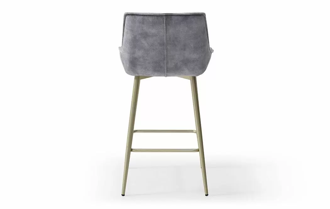 Стул полубарный Joely Bar (65), серый/шампань - фото 8