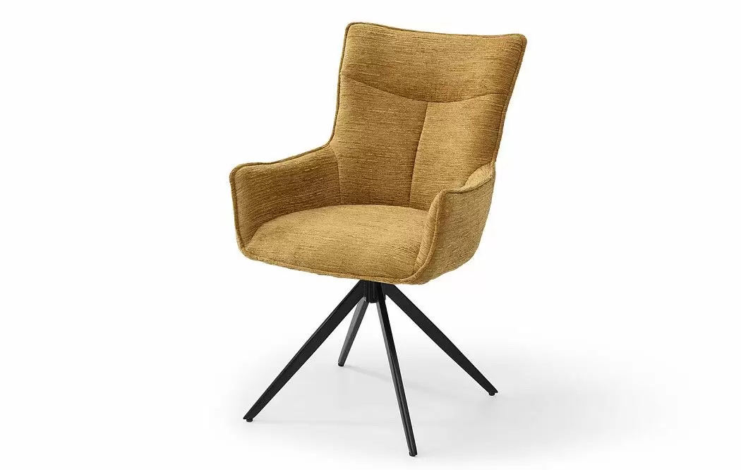 Стол Livorno + 4 стула Vincent охра - фото 12