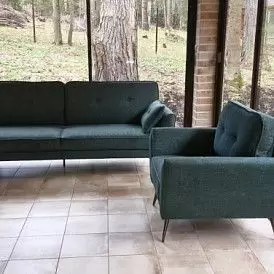 Комплект мягкой мебели Edinburgh, зеленый