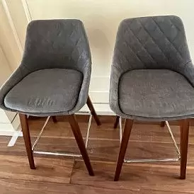 Стул полубарный Joan (65), темно-синий