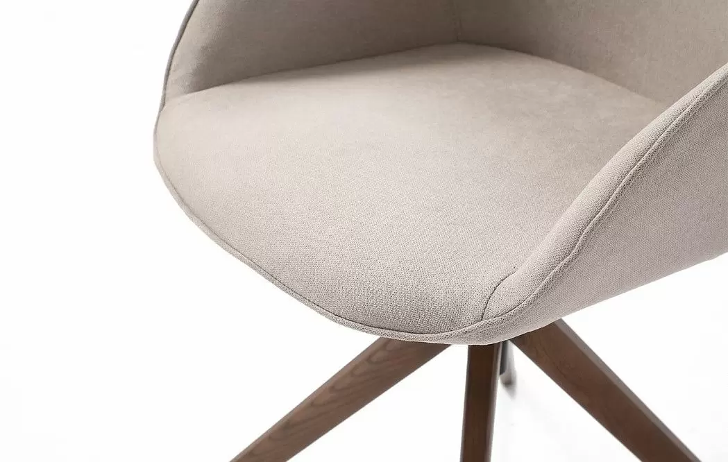 Стул Sheryl, бежевый/орех - фото 10