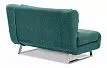 Диван-кровать Rosy 2-х местный, темно-бирюзовый/хром
