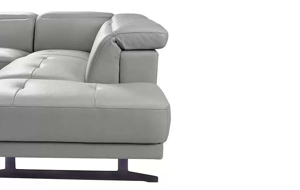 Диван Lester угловой (правый), светло-серый - фото 4