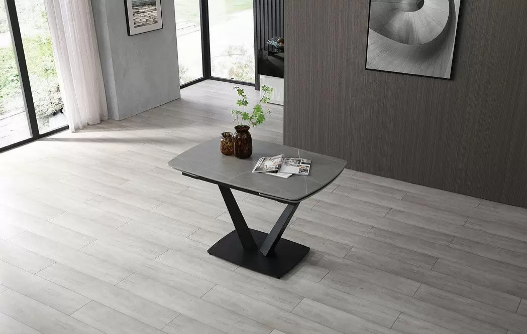 Стол раскладной Livorno 120-180, серая керамика - фото 4