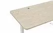 Стол Vancouver (120) беленый дуб, регулируемая высота, электропривод