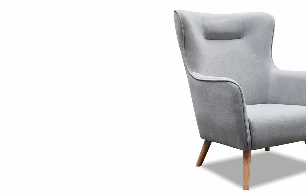 Кресло Camilla, серый/натуральный - фото 7