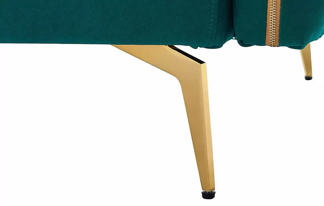 Диван-кровать Liverpool, темно-бирюзовый/золото - фото 7
