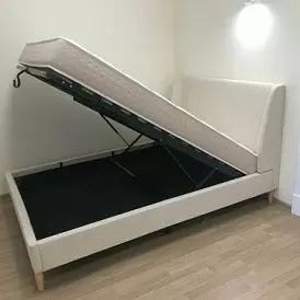 Кровать Carrera 160x200 (с подъемным механизмом), голубой