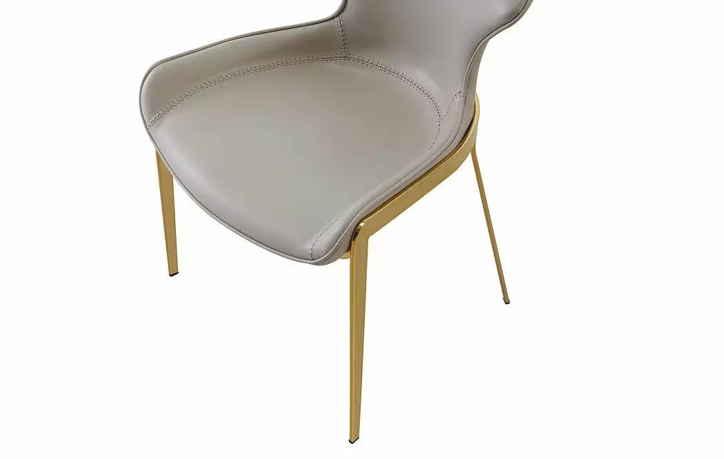 Стул Hillary, серый/золото - фото 3